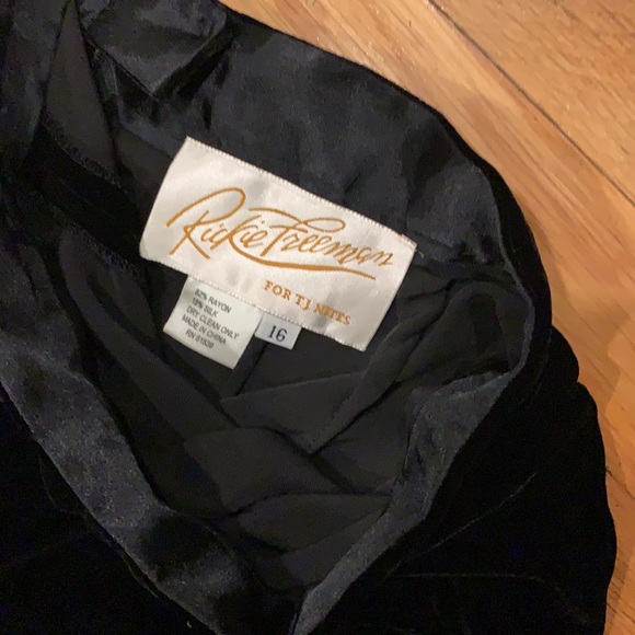 Vintage yolanda designer collection velvet pants suit SZ 16 (runs small) - Picture 9 of 15